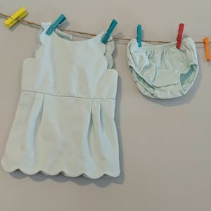 Janie and Jack Scallop Hem Dress